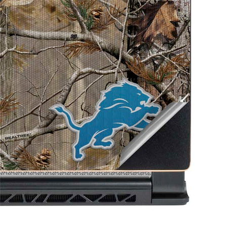 NFL Detroit Lions Realtree AP Camo MSI GS65 Stealth Laptop Skin