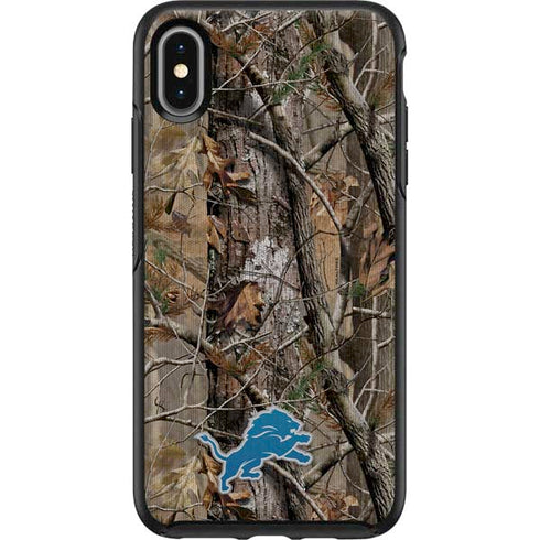 NFL Detroit Lions Realtree AP Camo Otterbox Symmetry iPhone Skin