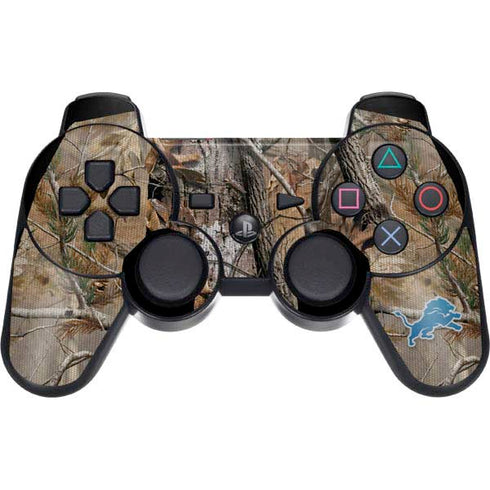 NFL Detroit Lions Realtree AP Camo PS3 Dual Shock wireless controller Skin