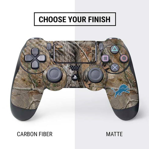 NFL Detroit Lions Realtree AP Camo PS4 Controller Skin