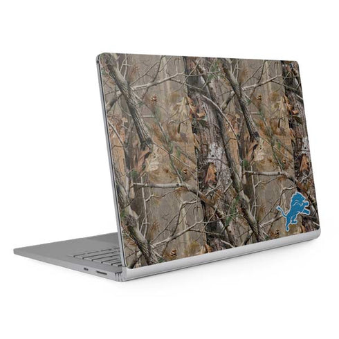 NFL Detroit Lions Realtree AP Camo Surface Book 2 13.5in Skin