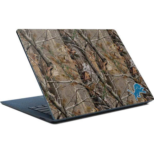 NFL Detroit Lions Realtree AP Camo Surface Laptop Skin