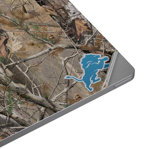 NFL Detroit Lions Realtree AP Camo Universal Laptop 18in (14.6 x 10.6in) Skin