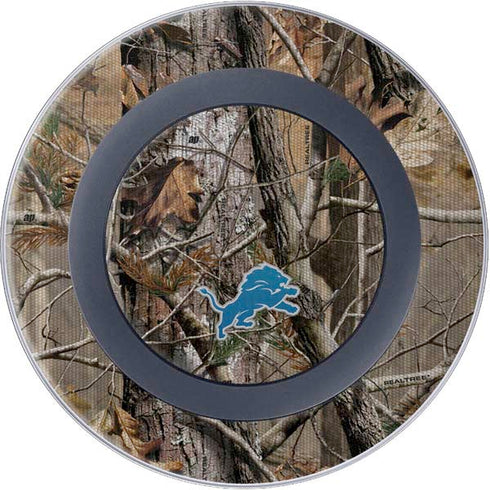 NFL Detroit Lions Realtree AP Camo Wireless Charger Skin