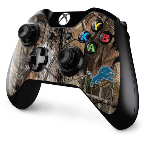 NFL Detroit Lions Realtree AP Camo Xbox One Controller Skin