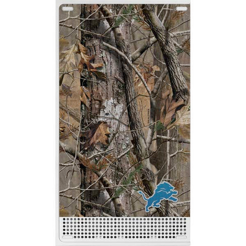 NFL Detroit Lions Realtree AP Camo Xbox Series S Console Skin