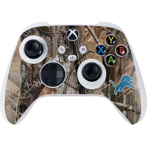 NFL Detroit Lions Realtree AP Camo Xbox Series S Controller Skin