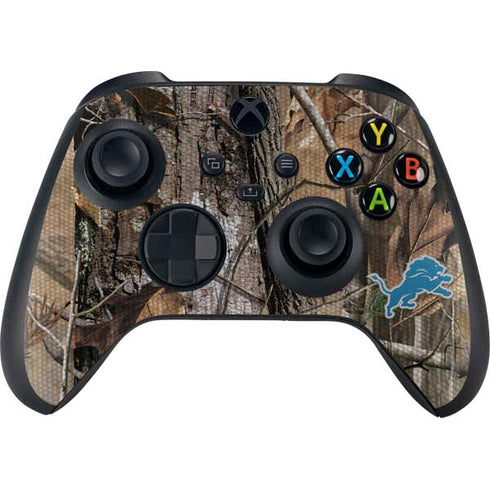 NFL Detroit Lions Realtree AP Camo Xbox Series X Controller Skin