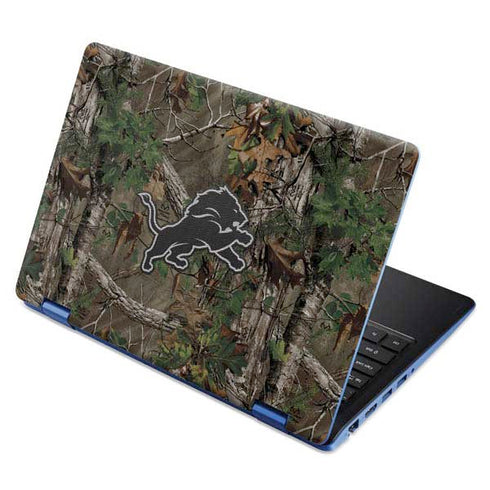 NFL Detroit Lions Realtree Xtra Green Camo Aspire R11 11.6in Skin