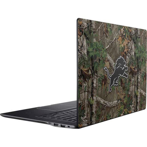 NFL Detroit Lions Realtree Xtra Green Camo Ativ Book 9 (15.6in 2014) Skin