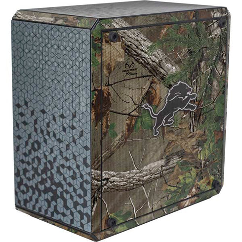 NFL Detroit Lions Realtree Xtra Green Camo Cooler Master MasterBox Q300L Mini Tower Skin