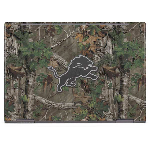 NFL Detroit Lions Realtree Xtra Green Camo HP Envy Skin