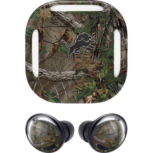 NFL Detroit Lions Realtree Xtra Green Camo Galaxy Buds Pro Skin
