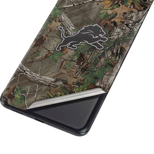 NFL Detroit Lions Realtree Xtra Green Camo Galaxy S21 5G Skin