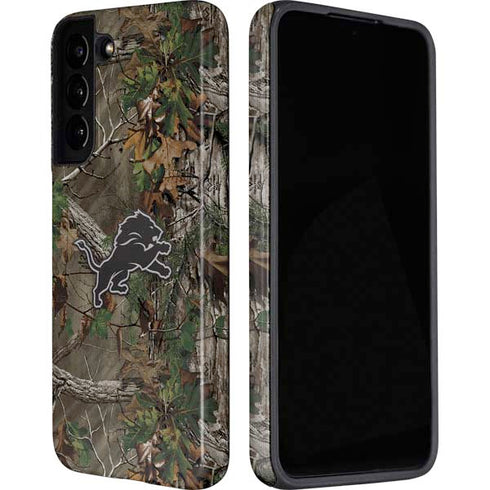 NFL Detroit Lions Realtree Xtra Green Camo Galaxy S22 Plus Pro Case