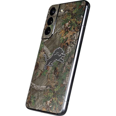 NFL Detroit Lions Realtree Xtra Green Camo Galaxy S22 Skin