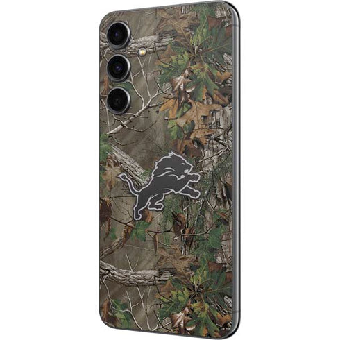 NFL Detroit Lions Realtree Xtra Green Camo Galaxy S23 FE Skin