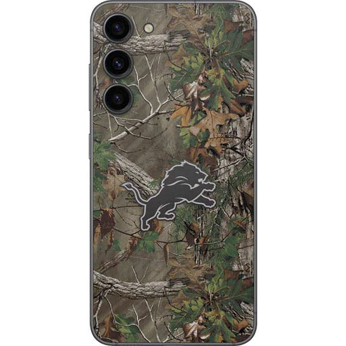 NFL Detroit Lions Realtree Xtra Green Camo Galaxy S23 Plus Skin