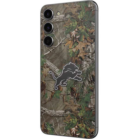 NFL Detroit Lions Realtree Xtra Green Camo Galaxy S23 Plus Skin