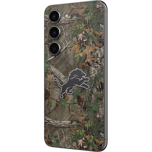 NFL Detroit Lions Realtree Xtra Green Camo Galaxy S23 Skin