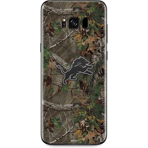 NFL Detroit Lions Realtree Xtra Green Camo Galaxy S8 Plus Skin