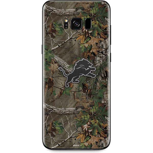 NFL Detroit Lions Realtree Xtra Green Camo Galaxy S8 Skin