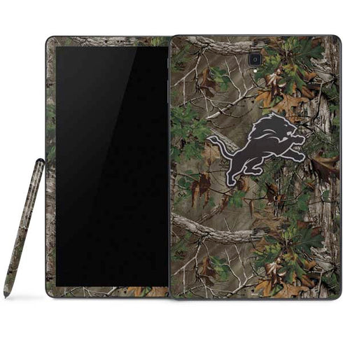 NFL Detroit Lions Realtree Xtra Green Camo Samsung Galaxy Tab Skin