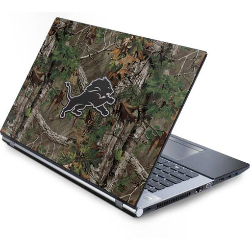 NFL Detroit Lions Realtree Xtra Green Camo Generic Laptop Skin