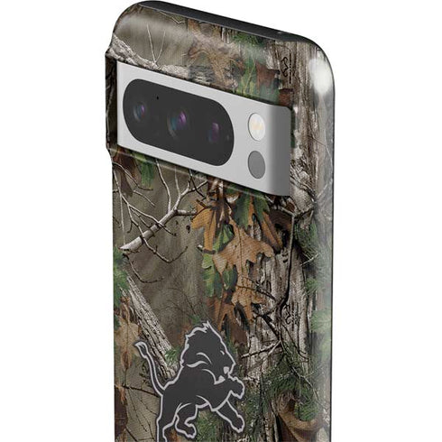 NFL Detroit Lions Realtree Xtra Green Camo Google Pixel 8 Pro Impact Case