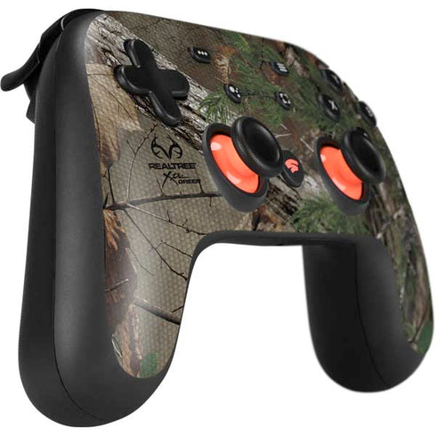 NFL Detroit Lions Realtree Xtra Green Camo Google Stadia Controller Skin