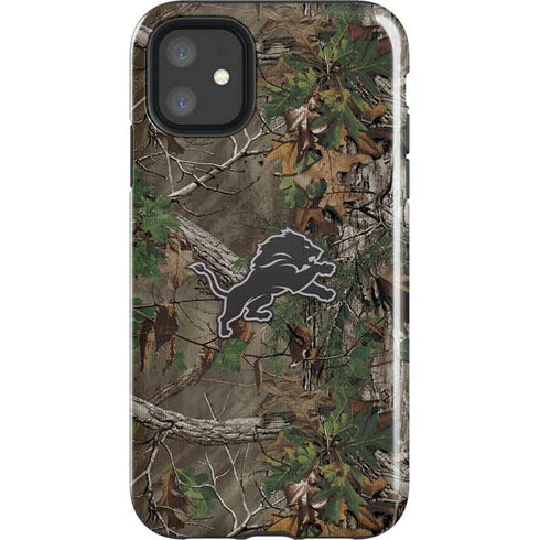 NFL Detroit Lions Realtree Xtra Green Camo iPhone 11 Impact Case