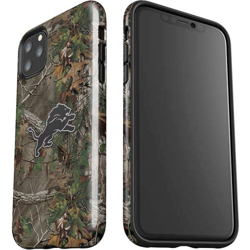 NFL Detroit Lions Realtree Xtra Green Camo iPhone 11 Pro Max Impact Case