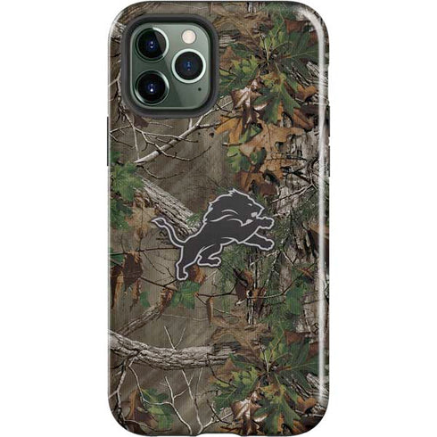 NFL Detroit Lions Realtree Xtra Green Camo iPhone 12 Pro Impact Case