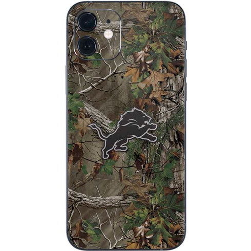 NFL Detroit Lions Realtree Xtra Green Camo iPhone 12 Skin