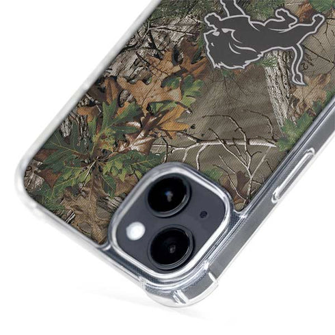 NFL Detroit Lions Realtree Xtra Green Camo iPhone 15 Plus MagSafe Case