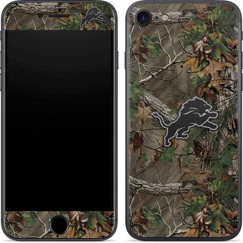 NFL Detroit Lions Realtree Xtra Green Camo iPhone SE (2nd & 3rd Gen) Skin