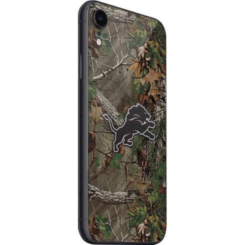 NFL Detroit Lions Realtree Xtra Green Camo iPhone SE (2nd & 3rd Gen) Skin