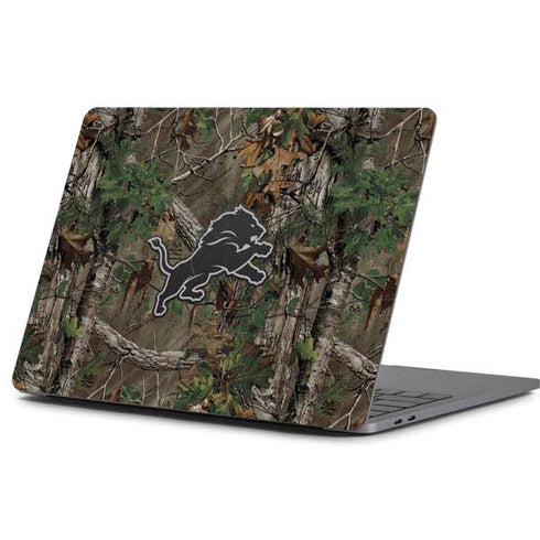 NFL Detroit Lions Realtree Xtra Green Camo Apple MacBook Pro 13-inch Skin