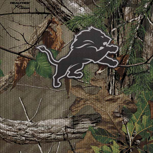 NFL Detroit Lions Realtree Xtra Green Camo Moto E5 Play Skin