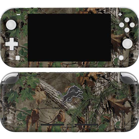 NFL Detroit Lions Realtree Xtra Green Camo Nintendo Switch Lite Skin