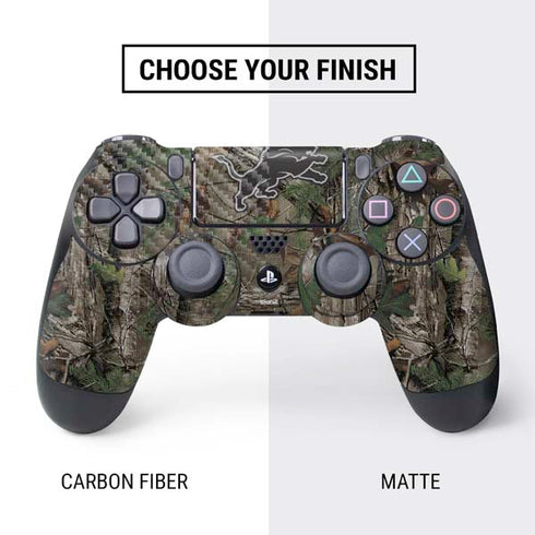 NFL Detroit Lions Realtree Xtra Green Camo PS4 Controller Skin