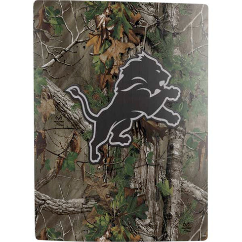 NFL Detroit Lions Realtree Xtra Green Camo PS5 Digital Edition Bundle Skin