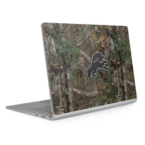 NFL Detroit Lions Realtree Xtra Green Camo Surface Book 2 13.5in Skin