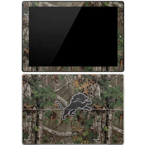 NFL Detroit Lions Realtree Xtra Green Camo Surface Pro 3 Skin