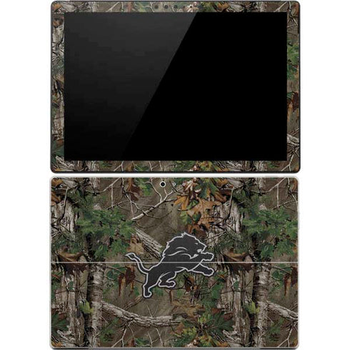 NFL Detroit Lions Realtree Xtra Green Camo Surface Pro 4 Skin
