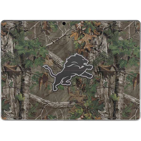 NFL Detroit Lions Realtree Xtra Green Camo Surface Pro 8 Skin