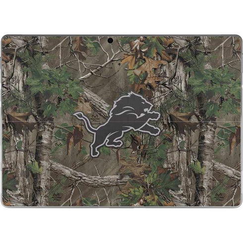 NFL Detroit Lions Realtree Xtra Green Camo Surface Pro 9 Skin