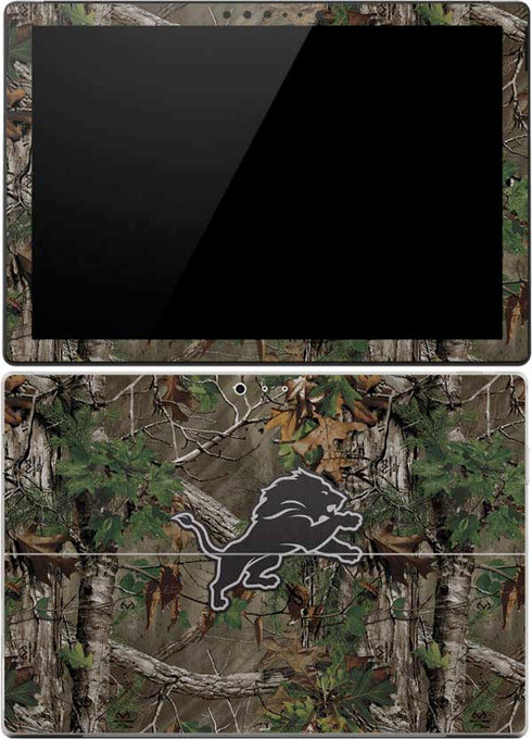 NFL Detroit Lions Realtree Xtra Green Camo Surface Pro (2017) Skin