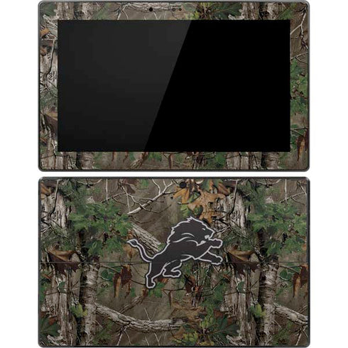 NFL Detroit Lions Realtree Xtra Green Camo Surface Pro Tablet Skin