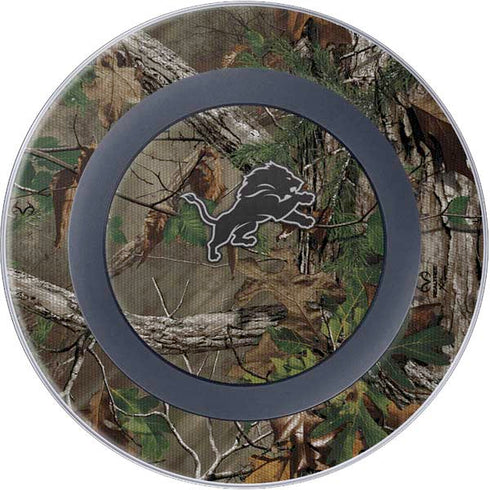 NFL Detroit Lions Realtree Xtra Green Camo Wireless Charger Skin